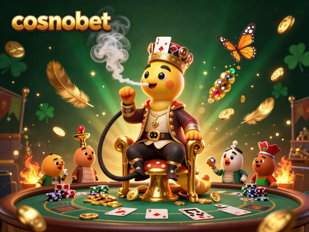 Experience gaming action with cosmobet's vibrant poker table scene and captivating elements.