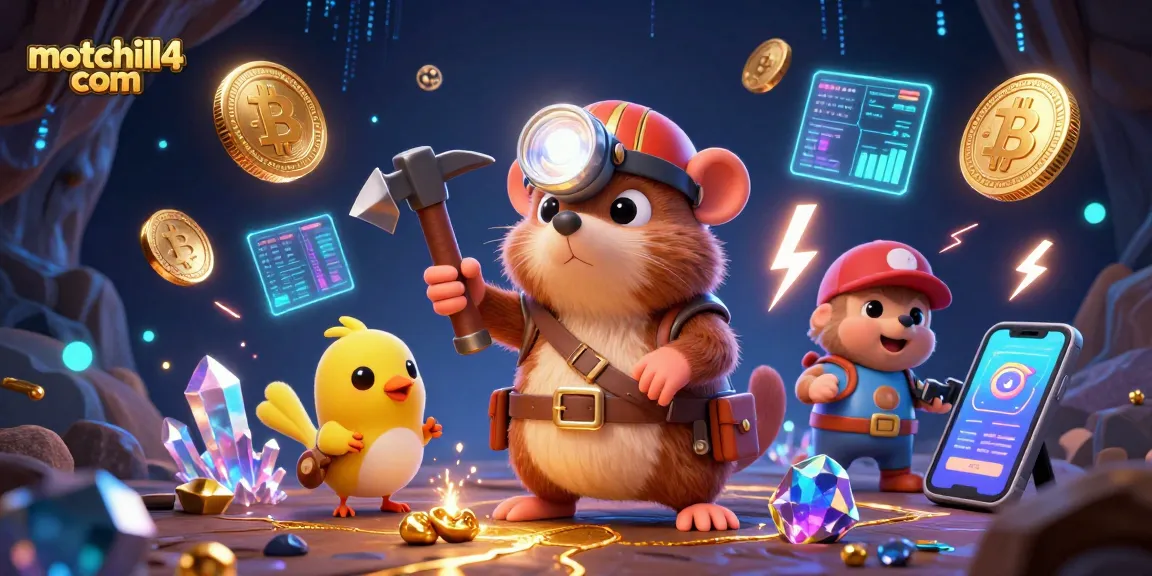 Engage with motchill4 com's immersive gaming experience featuring a treasure hunter mole in a crypto-themed casino.