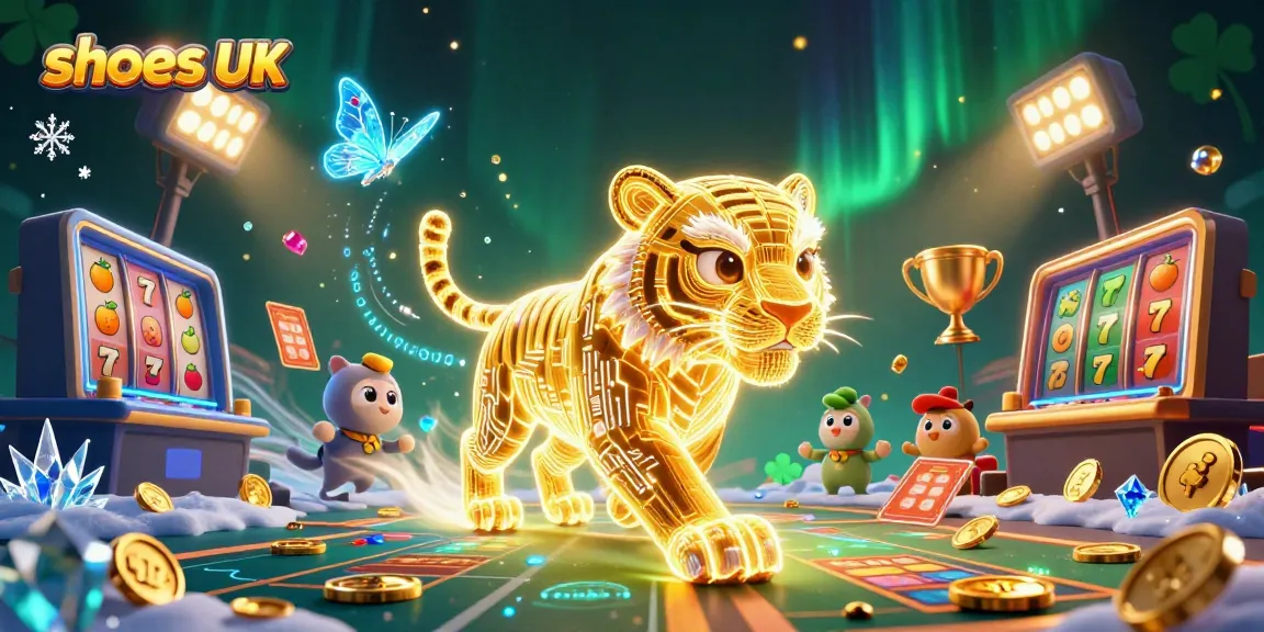 Bet big at casinos featuring stunning shoes UK digital art in an energetic gambling scene.