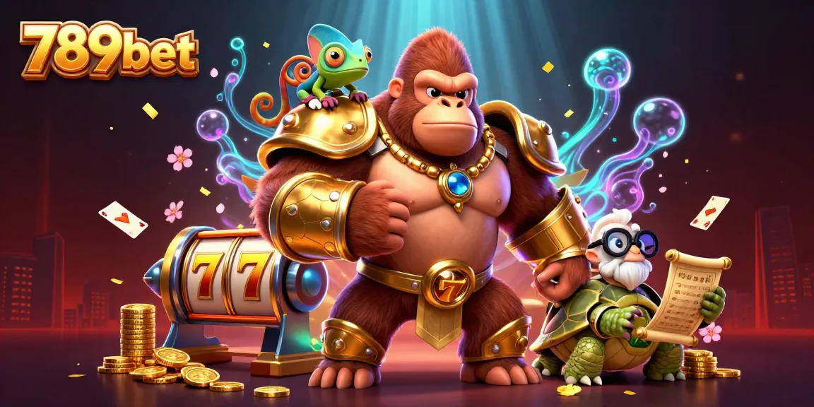 Experience the thrill of 789bet gaming with an epic illustration of a casino adventure.