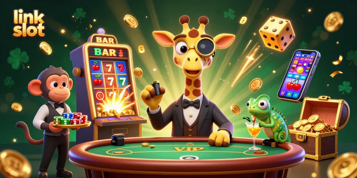 Menangkan permainan slot di link slot dengan karakter kartun yang seru dan slot mesin penuh koin emas.