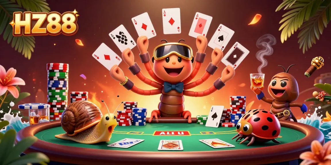 Experience thrilling gameplay at HZ88 with colorful casino elements and engaging characters.