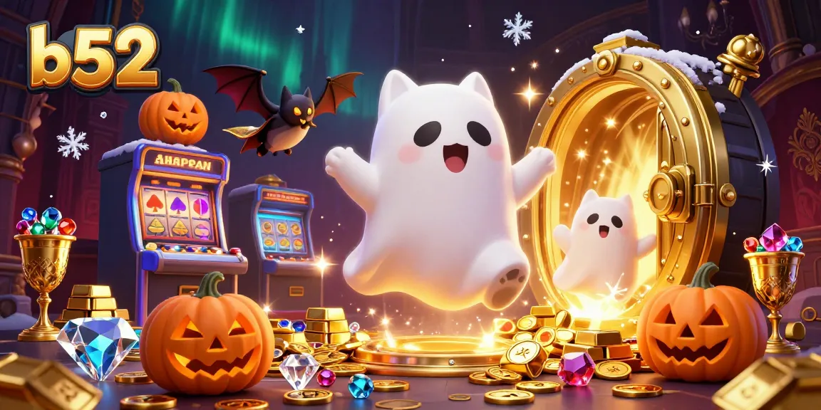 Experience thrilling gameplay at b52 with the friendly ghost cat and enchanting jackpot treasures.